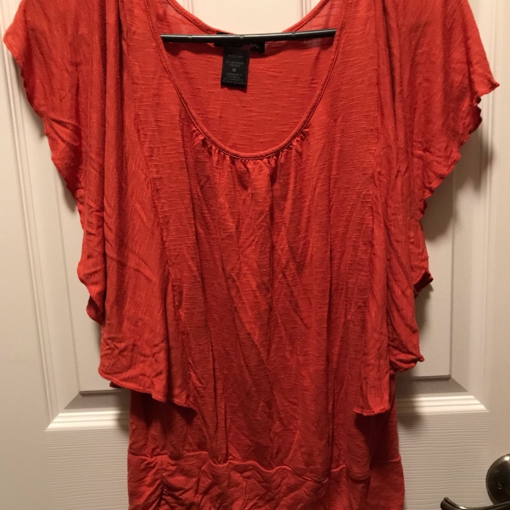 Rust orange colored top
